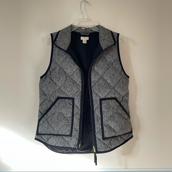 J. Crew Factory Herringbone Vest - Picture 1 of 5